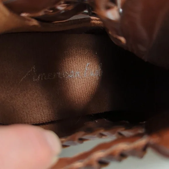 American Eagle Strappy Heel Ankle Boots sz 9 - Picture 5 of 9